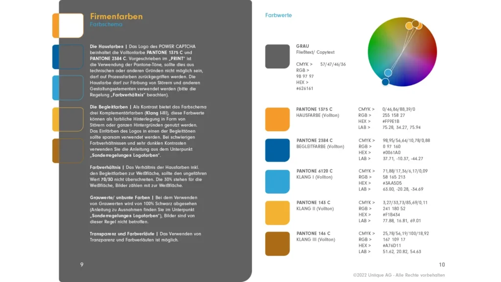 Corporate_Design_Farbschema_und_Formensprache - Farbwirkung; Grundfarben bis zur Hausfarbe und Farbschema